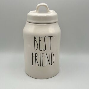 NWOT Rae Dunn BEST FRIEND Canister Cookie Jar